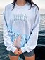 cheap Hoodies &amp; Sweatshirts-Women&#039;s Graphic Color Block Sweatshirt Pullover Oversized Patchwork Print 3D Print Casual Daily Sports Sportswear Streetwear Hoodies Sweatshirts  Beige Light Blue