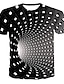 cheap Boys&#039; Tees &amp; Blouses-Boys&#039; 3D Graphic Optical Illusion Tee Polyester