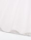 economico Abiti da festa-Per donna Mini abito corto Vestito svasato Vestito da festa Bianco Senza maniche Collage Colore puro All&#039;americana Primavera Estate Feste Festa caldo Sensuale 2022 Taglia piccola S M L XL