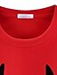 preiswerte New Arrivals-Papa und ich Baumwolle T-Shirt Oberteile Sport Buchstabe Bedruckt Weiß Grau Rote Kurzarm Täglich Passende Outfits / Sommer / nette Art