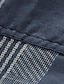 cheap Men&#039;s Clothing-Men&#039;s Shirt Bishop Sleeve Stripe Shirt Collar Medium Spring, Fall, Winter, Summer Blue
