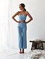 cheap Jumpsuits &amp; Rompers-Women&#039;s Casual 2021 Light Blue Black Red Jumpsuit Solid Color