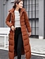 cheap Down&amp; Parkas-Women&#039;s Windproof Winter Puffer Hoodie Jacket