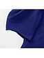 baratos Roupa de Mulher-Mulheres Casual Diário Feriado Camiseta Manga Curta Tecido Decote Redondo Sensual Estilo Praia Blusas Chiffon Branco Preto Azul S / Limpeza Molhada e Seca