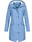 cheap Coats &amp; Trench Coats-Women&#039;s Trench Coat Spring &amp;  Fall Winter Daily Long Coat Regular Fit Casual Jacket Rivet Patchwork Solid Colored Blue Yellow Blushing Pink