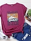 abordables T-shirts-Camiseta linda de manga corta para mujer, camiseta gráfica divertida, camiseta superior para mamá