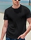 baratos Tank Tops-camiseta masculina premium longa com zíper lateral alongado estilo t camiseta (3x-grande, 1rdx0003_branco)