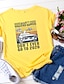 abordables T-shirts-femmes mignon t-shirt à manches courtes tee-shirt graphique drôle top maman chemise
