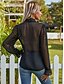 cheap Tops &amp; Blouses-LITB Basic Women&#039;s Visible Dot Twist Front Blouse See Through Shirt Long Sleeve