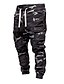 preiswerte Sweatpants-Herren Cargohose Cargohosen Cargohose Jogginghose Jogger Hose Hosen Camo-Hosen Tarnfarben Kordelzug Elastische Taille Multi Pocket Sports Outdoor Brautkleider schlicht Schwarz Tarngrün Mikro-elastisch