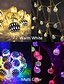baratos Mangueiras de LED-luzes led corda 5m-40led bola marroquina fada guirlanda cobre pátio corda luz globo fada orbe lanterna natal para festa de casamento decoração de casa usb ou tomada 220v