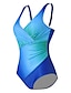 cheap One-Pieces-Elegant Plus Size Monokini for Women in Tie Dye Colors