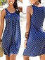 cheap T-shirt Dresses-Women&#039;s Knee Length Dress Shift Dress Light Purple Light Blue printing Lingge White Black Gray Short Sleeve Print Spring Summer Casual 2021 S M L XL 2XL 3XL 4XL 5XL