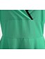 cheap Vintage Dresses-Women&#039;s Midi Dress A Line Dress Blushing Pink Green Black Red Light Blue Sleeveless Bow Solid Color V Neck Summer Going out 1950s Hot Vintage 2021 S M L XL XXL