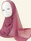 preiswerte Schals &amp; Bandanas-Damen Hidschab Rosé Party Schal Einfarbig