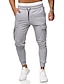 cheap Pants-Men&#039;s Casual / Sporty Pants Full Length Pants Inelastic Casual Solid Colored Mid Waist Loose Black Light gray Dark Gray S M L XL XXL