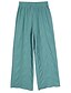 abordables Vêtements Femme-Femme basique Pantalons Pantalon Casual du quotidien Plein Bleu Vert Marron S M L XL 2XL / Laver séparément