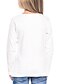 cheap Girls&#039; Tees &amp; Blouses-Kids Cat 3D Print T shirt Tee Long Sleeve White Black Animal Print School Daily Wear Active 4-12 Years / Fall