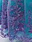 abordables Robes pour Filles-Robe Fille Enfants Robe en Tulle Petit Floral Petite Sirène Maille Brodée Noeud Soirée Festival Vert Violet Vert Véronèse Midi Satin Coton Maille Sans Manches Princesse Doux Robes Eté Standard 3-10