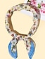 abordables Scarves &amp; Bandanas-Mujer Bufanda Cuadrada Multicolor Fiesta Bufanda Floral