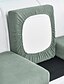 cheap Home Textiles-Stretch Sofa seat Cushion Cover Slipcover Elastic Couch Armchair Loveseat 4 or 3 Seater Grey Plain Solid Soft Durable Washable