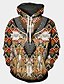 cheap Sale-cocobee lightweight men&#039;s pullover hoodie sweatshirt 3d print western cowboy real suede jacket with fringe and beaded american jacket black