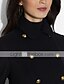 cheap Coats &amp; Trench Coats-Women&#039;s Coat Daily Fall &amp; Winter Long Coat Slim Basic Jacket Long Sleeve Solid Colored Black / Wool