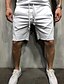 cheap Men&#039;s Bottoms-Men&#039;s Sweat Shorts Bermuda shorts Running Shorts Drawstring Elastic Waist Letter Breathable Sports Short Daily Beach Cotton Sporty Casual Black White Micro-elastic