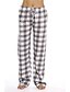 cheap Sleep &amp; Lounge-Women&#039;s Christmas Cotton Jersey Women Plaid Pajama Pants Sleepwear