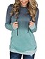 cheap Hoodies &amp; Sweatshirts-Women&#039;s Gradient Hoodie Sweatshirt Front Pocket Daily Sports Sportswear Streetwear Hoodies Sweatshirts  Purple Wine Gray