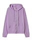 preiswerte Kapuzenpullis &amp; Sweatshirts-Damen Volltonfarbe Zip Up Hoodie Sweatshirt Reißverschluss Tasche Patchwork nicht druckbar Sport &amp; Natur Alltag Täglich Sportbekleidung Büro Kapuzenpullover Sweatshirts Blau Purpur Grau