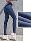 abordables Graphic Chic-Leggings capri para mujer, levantamiento de glúteos, pantalones de yoga recortados de cintura alta, medias push up azul marino xl