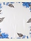 abordables Écharpes &amp; Bandanas-Foulard Carré Femme Bleu Soirée Écharpe Floral / Mousseline de soie / Incarnadin / L&#039;autume / Printemps
