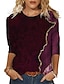 abordables T-shirts-Mujer Graphic Casual Diario Manga Corta Camiseta Escote Redondo Vintage Tops Figura 2 Figura 18 Figura 17 S / Impresión 3D