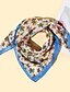 cheap Scarves &amp; Bandanas-Women&#039;s Square Scarf Multi-color Party Scarf Floral