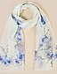 cheap Scarves &amp; Bandanas-Women&#039;s Chiffon Scarf Casual Multi-color Scarf Floral / Fall / Winter / Spring