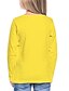 preiswerte T-Shirts &amp; Blusen für Mädchen-Kinder Katze 3D-Druck T-Shirt T-Shirt Langarm Gelb Orange Tierdruck Alltagskleidung Aktiv 4-12 Jahre / Herbst