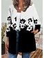 preiswerte Damen Jacken-Damen Jacke Freizeitjacke Bedruckt Casual Täglich Festtage Mantel Standard Luftschichtgewebe Weiß Schwarz Öffnung vorne Herbst Winter Rundhalsausschnitt Regular Fit S M L XL XXL 3XL / Blumen