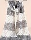 cheap Scarves &amp; Bandanas-Women&#039;s Chiffon Scarf Holiday Black and White Scarf Paisley / Fall / Winter / Spring