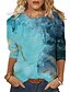 abordables T-shirts-T shirt Tee Femme Casual du quotidien Graphic Manches Courtes Col Rond Rétro Vintage Figure 2 Figure-18 Figure-17 Hauts S / 3D effet