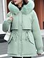 cheap Down&amp; Parkas-Womens&#039; Quilted Fu-Trimmed Regular Fit Parka