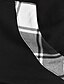 preiswerte Damenmäntel und Trenchcoats-Damen Mantel Herbst Winter Halloween Strasse Täglich Standard Mantel Reisverschluss warm halten Atmungsaktiv Normale Passform Alltag Jacken Langarm Tasche Patchwork Plaid / Karomuster Blau Grau Rote