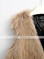 preiswerte Women&#039;s Coats &amp; Jackets-Damen Weste Stilvoll Schlank Standard Übergröße Mantel Weiß Schwarz Kamel Hochzeit Strassenmode Winter V Ausschnitt Regular Fit S M L XL XXL 3XL / Täglich