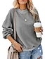 cheap Women&#039;s Clothing-Women&#039;s Solid Color Pullover Oversized Casual Sports Weekend Sportswear Casual Teddy Hoodies Sweatshirts  Long Sleeve Blushing Pink Army Green Gray / Wet and Dry Cleaning