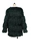 cheap Furs &amp; Leathers-Women&#039;s Faux Fur Coat Fall &amp; Winter Daily Long Coat Round Neck Loose Basic Jacket Long Sleeve Solid Colored Black Pink Army Green