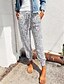 cheap Pants-Women&#039;s Streetwear Chino Drawstring Harem Cargo Pants Full Length Pants Micro-elastic Casual Weekend Cotton Blend Leopard Mid Waist Comfort Loose Green White Gray S M L XL XXL