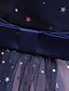 abordables Robes pour Filles-Robe Fille Enfants Petit Pois Galaxie Fleur Paillettes Noeud Beige Bleu Vin Mi-long Polyester Sans Manches Le style mignon Robes Standard