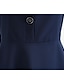 cheap Dresses-Women&#039;s Knee Length Dress A Line Dress Black Wine Rainbow Red Navy Blue Short Sleeve Button Bow Print Polka Dot Print Square Neck Spring Summer Vintage 1950s 2022 S M L XL XXL