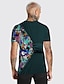 cheap Short Sleeve-Men&#039;s Hand Printed Crew Neck T Shirts