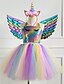 cheap Toddler Girls&#039; Dresses-&#039;Girls&#039; Unicorn Princess Tutu Party Dress Set&#039;